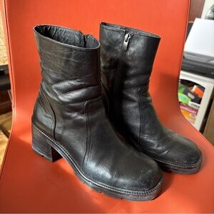 Steve Madden Black Ankle Booties